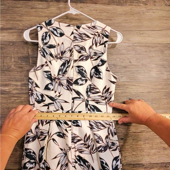 J. Crew Floral Leaf Print Mini Dress - Picture 3 of 9